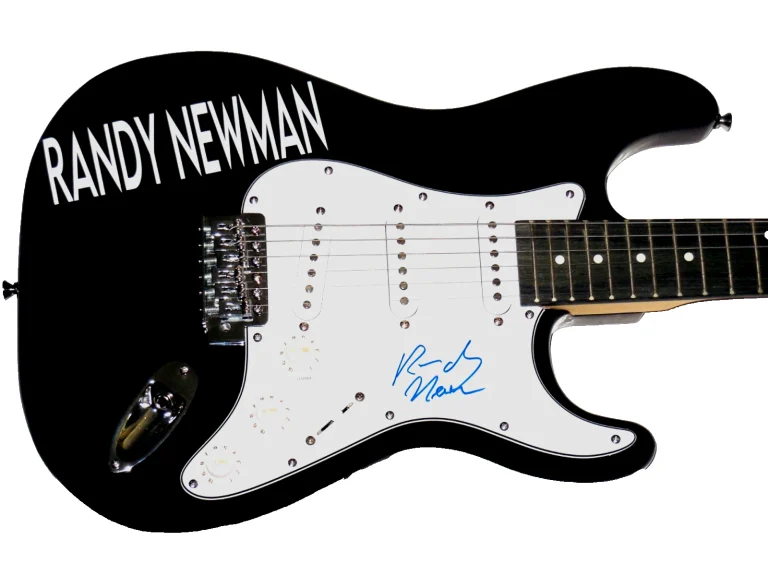 RANDY NEWMAN AUTOGRAPHED ELECTRIC GUITAR (SINGER / SONGWRITER) - JSA COA!