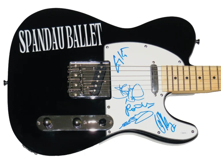SPANDAU BALLET AUTOGRAPHED ELECTRIC GUITAR (5 SIGNATURES) - JSA COA!