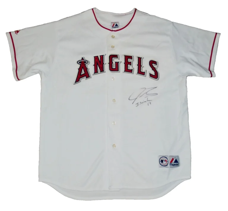 JOSH HAMILTON AUTOGRAPHED JERSEY (LOS ANGELES ANGELS) - 5X MLB ALL-STAR!
