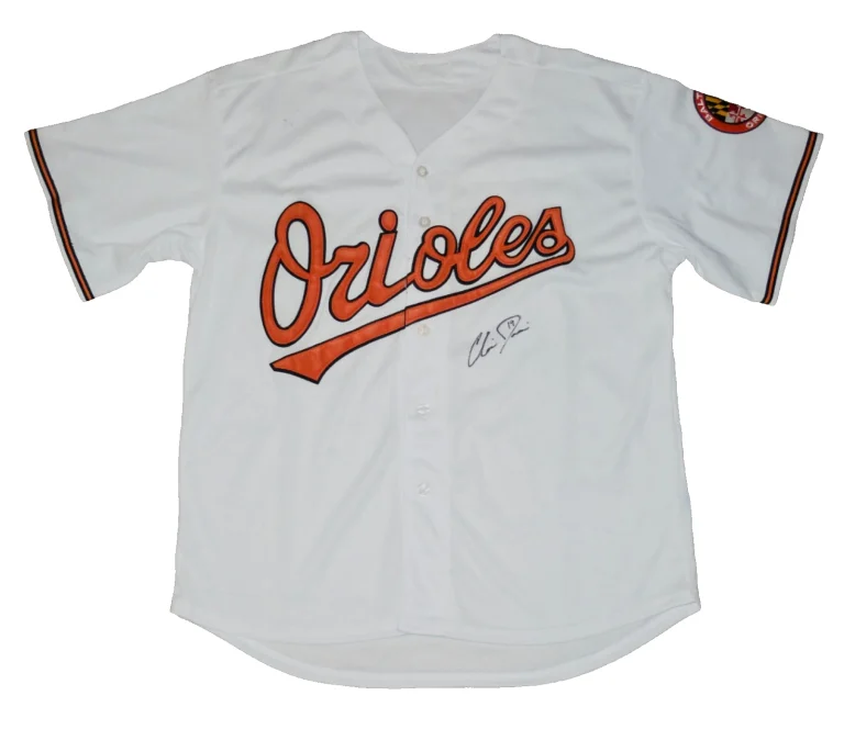 CHRIS DAVIS AUTOGRAPHED JERSEY (BALTIMORE ORIOLES) - 2013 & 2015 HOMERUN LEADER!