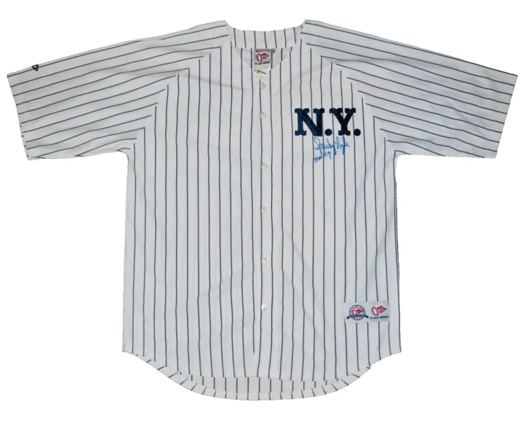 SPARKY LYLE AUTOGRAPHED JERSEY (NEW YORK YANKEES) - 1977 CY YOUNG WINNER!