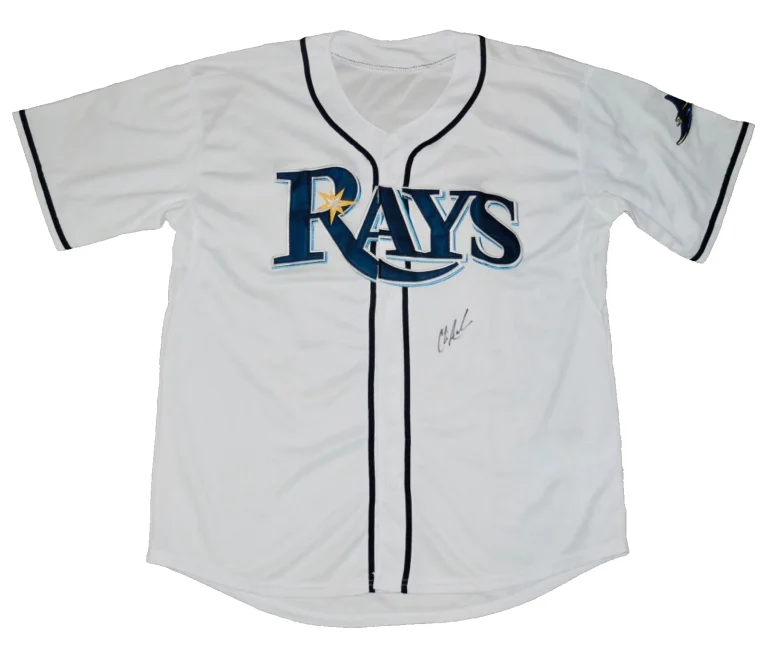CHRIS ARCHER AUTOGRAPHED JERSEY (TAMPA BAY RAYS) - 2X MLB ALL-STAR!