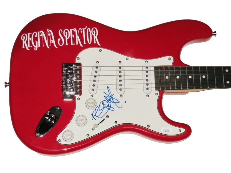 REGINA SPEKTOR AUTOGRAPHED ELECTRIC GUITAR (SINGER / SONGWRITER) - JSA COA!