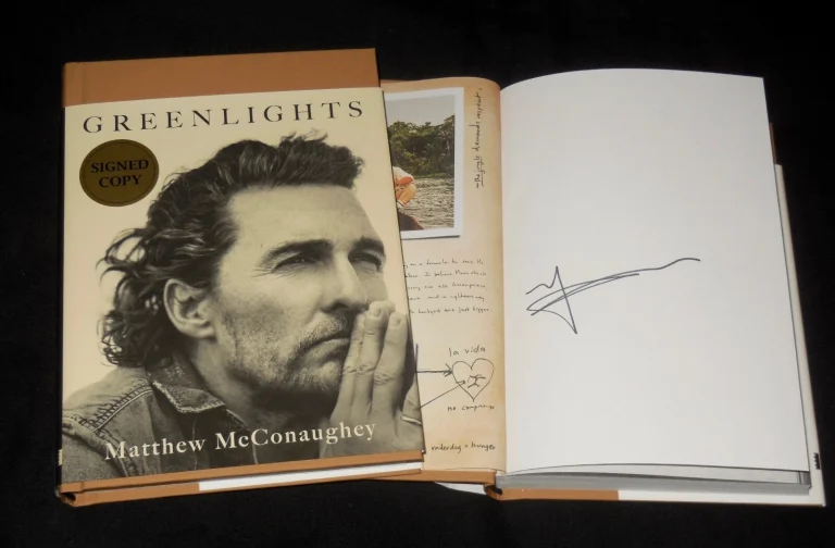 MATTHEW McCONAUGHEY AUTOGRAPHED 