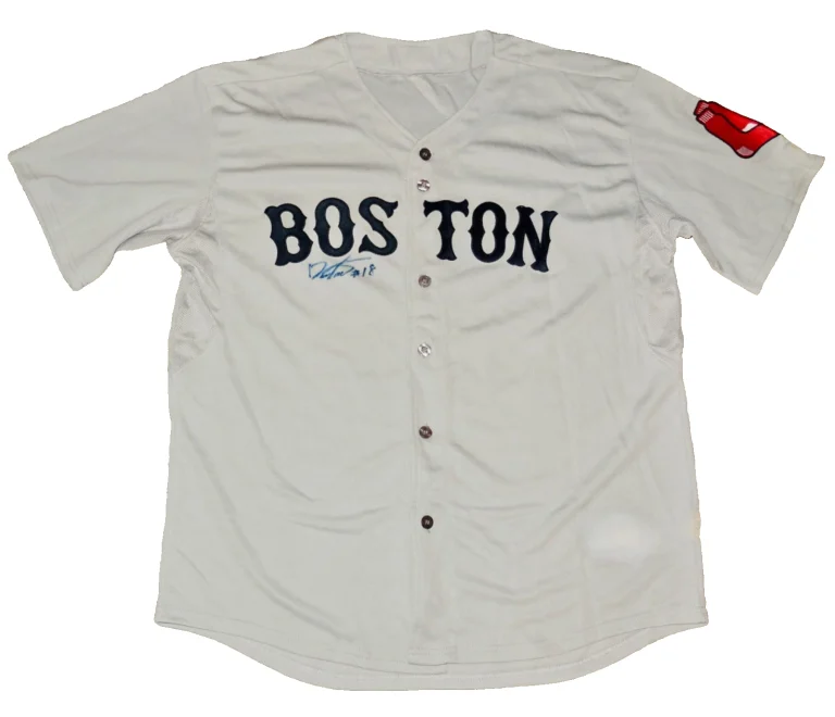 DAISUKE MATSUZAKA AUTOGRAPHED JERSEY (BOSTON RED SOX) - 2007 W.S. CHAMPION!