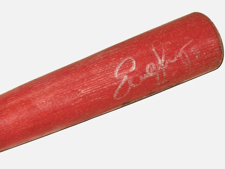 EVAN LONGORIA AUTOGRAPHED BAT (TAMPA BAY RAYS) - Spring Training Used Bat!