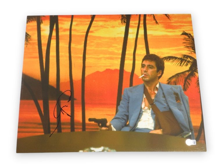 Al Pacino Signed Autographed 16X20 Canvas Photo Scarface Sunset BAS BW76763