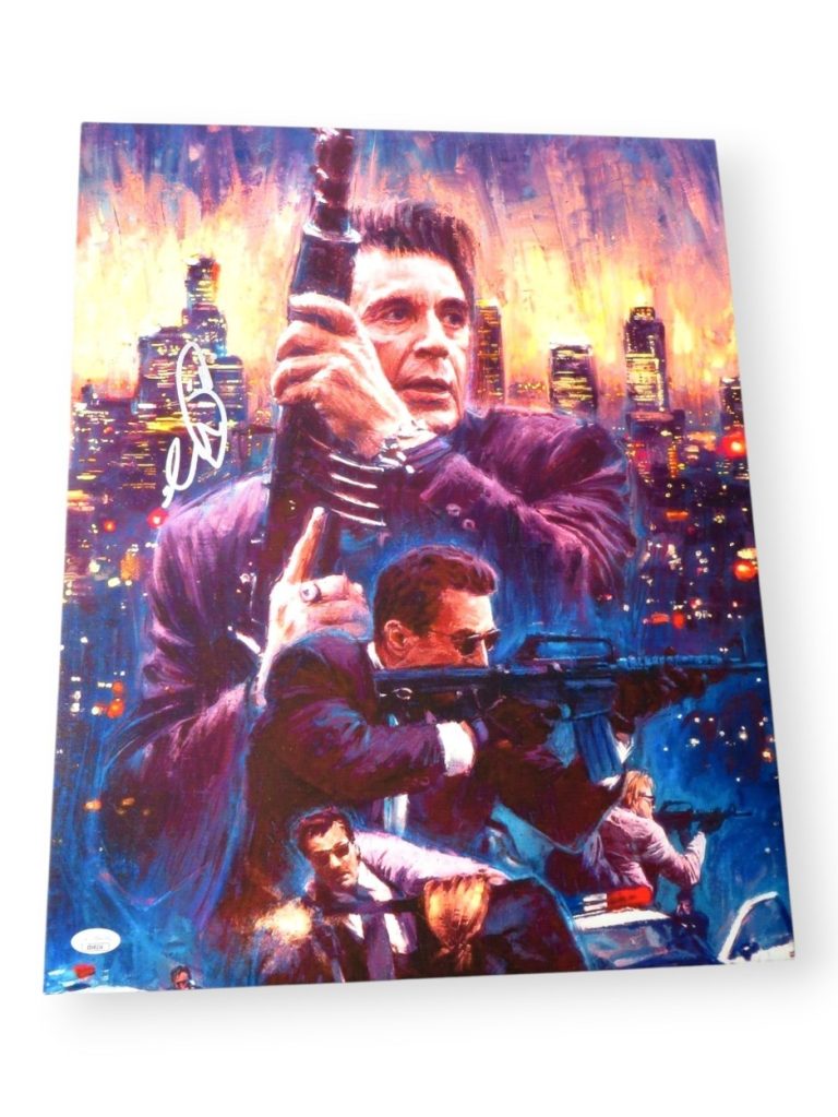 Al Pacino Signed Autographed 16X20 Canvas Photo Heat Painted Collage JSA ZZ48234