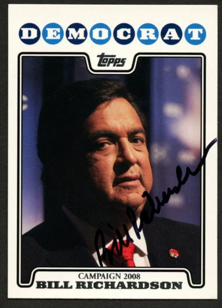 Bill Richardson #C08-BR signed autograph auto 2004 Topps Campaign 2008 Card PSA