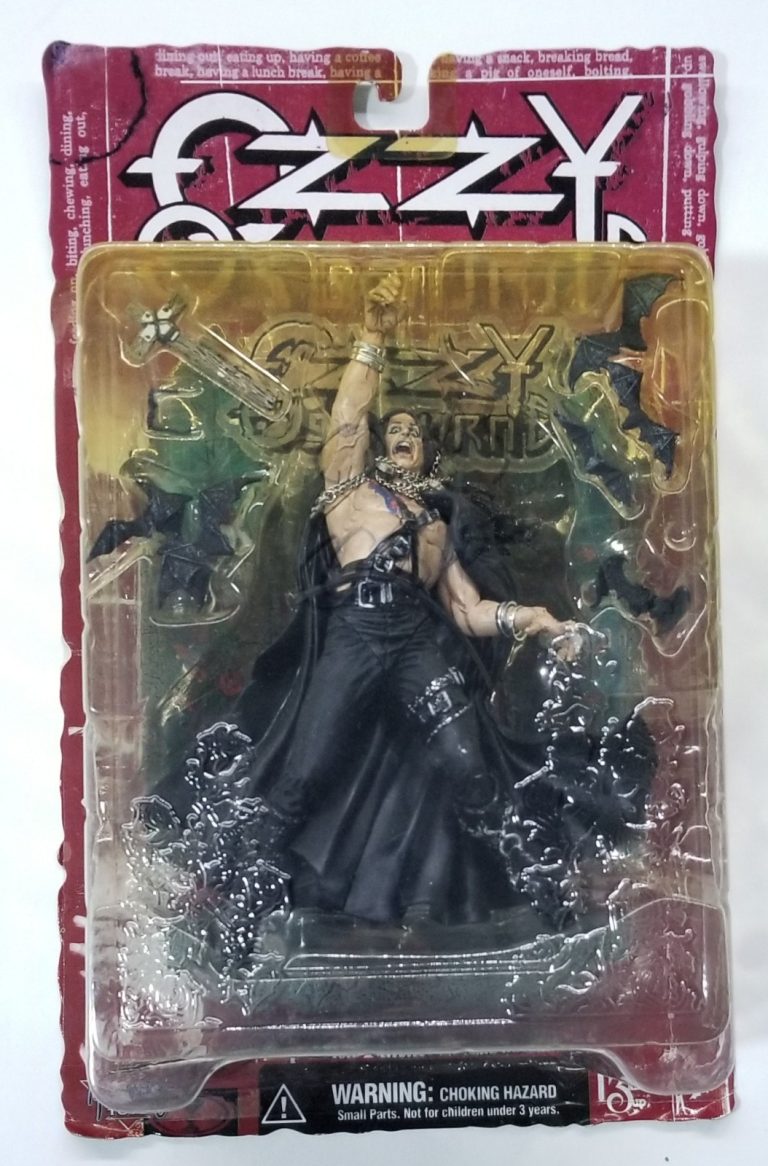 Ozzy Osbourne SIGNED 1999 McFarlane Toys Ultra-Action Figure JSA COA Sabbath