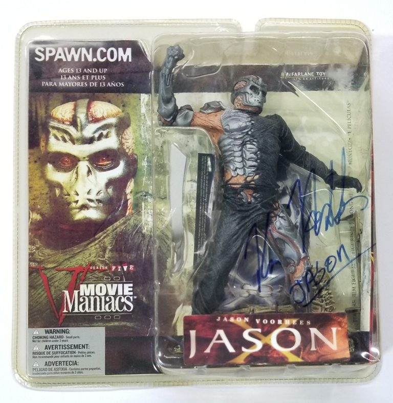Kane Hodder SIGNED 2002 Movie Maniacs Series 5 Jason X Action Figure JSA COA