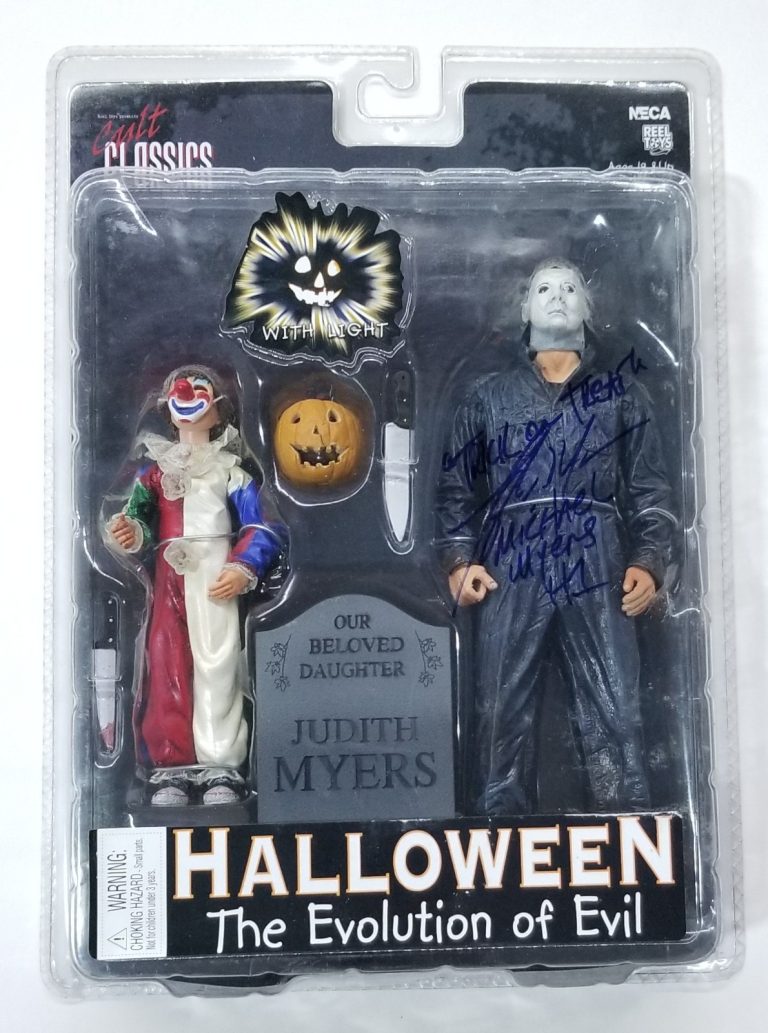 Tony Moran SIGNED Cult Classics Halloween Michael Myers Action Figure JSA NECA