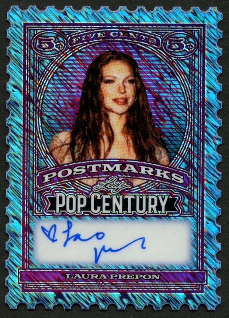 Laura Prepon signed autograph auto 2026 Leaf Pop Century Postmarks Card 1/1
