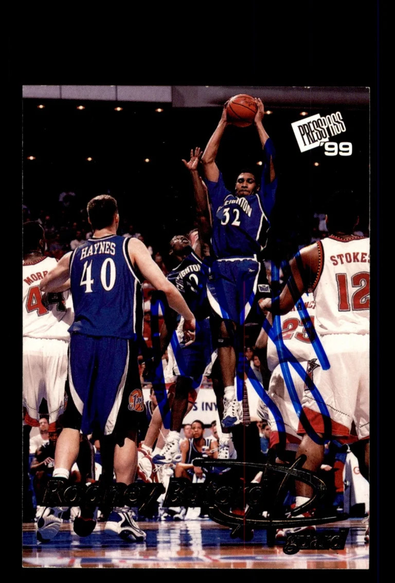 Signed Basketball Card Auto Rodney Buford 1999 Press Pass #37 Creighton Bluejays