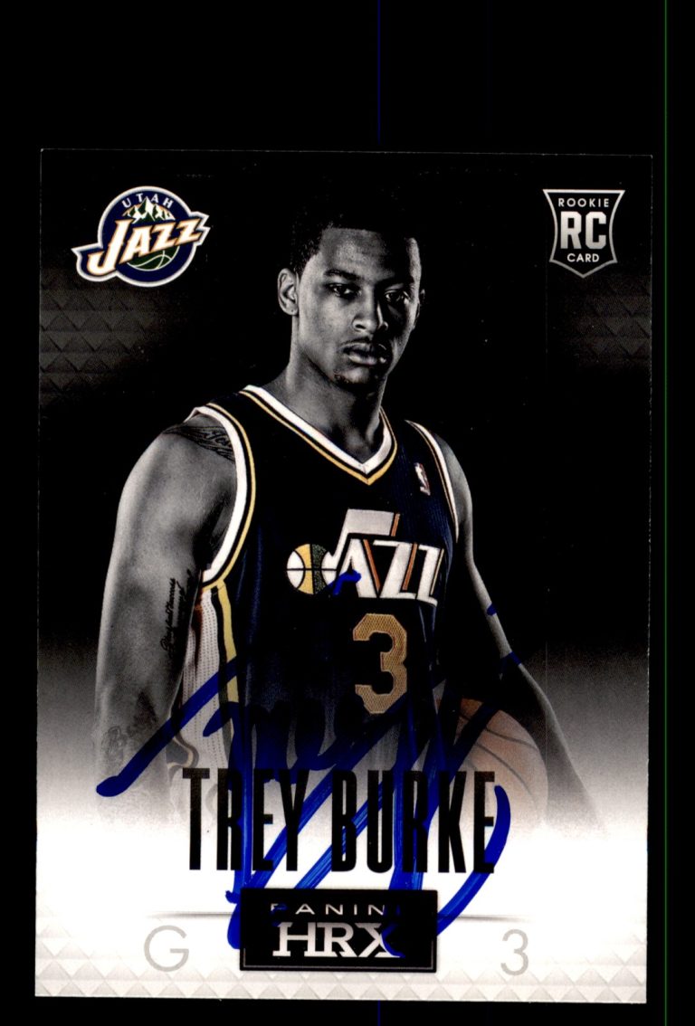 Signed Basketball Card Auto Trey Burke 2013-14 Panini Prizm #23 Utah Jazz HRX