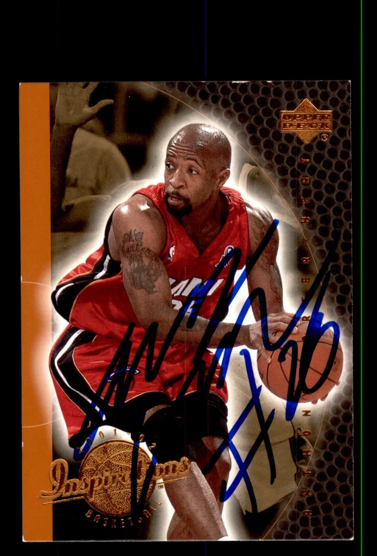 Signed Basketball Card Auto Anthony Carter 2001-02 Upper Deck Inspirations #46