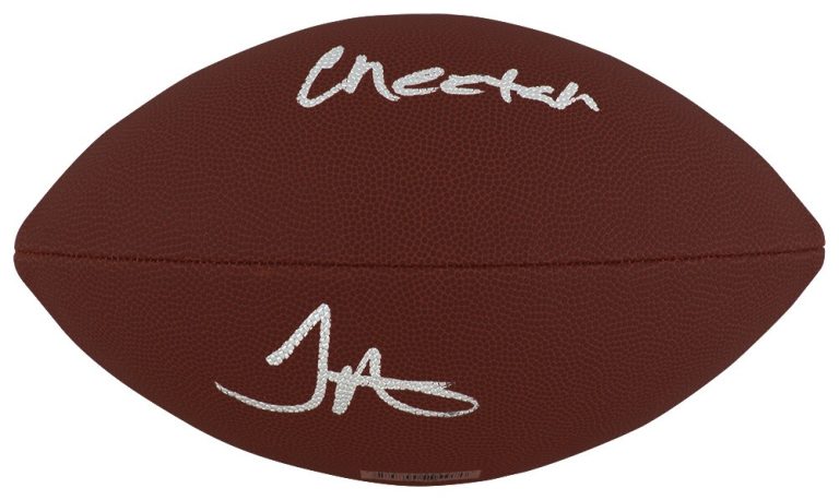Tyreek Hill Signed Wilson Super Grip Full SIze NFL Football w/Cheetah - (SS COA)