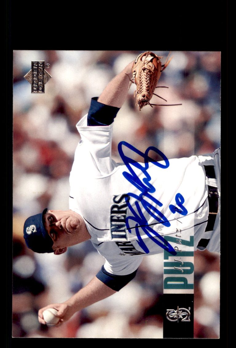 Signed Baseball Card Auto J.J. Putz 2006 Upper Deck #799 Seattle Mariners