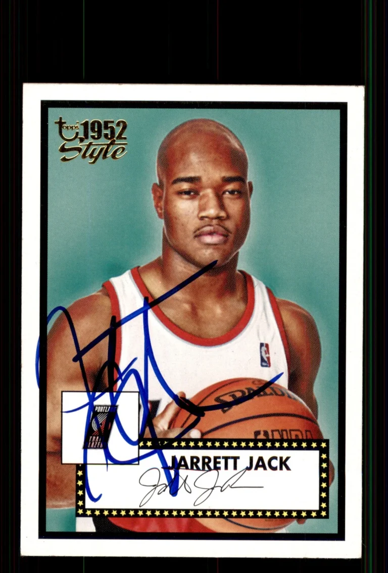 Signed Basketball Card Auto Jarrett Jack 2005-06 Topps 1952 Style #136