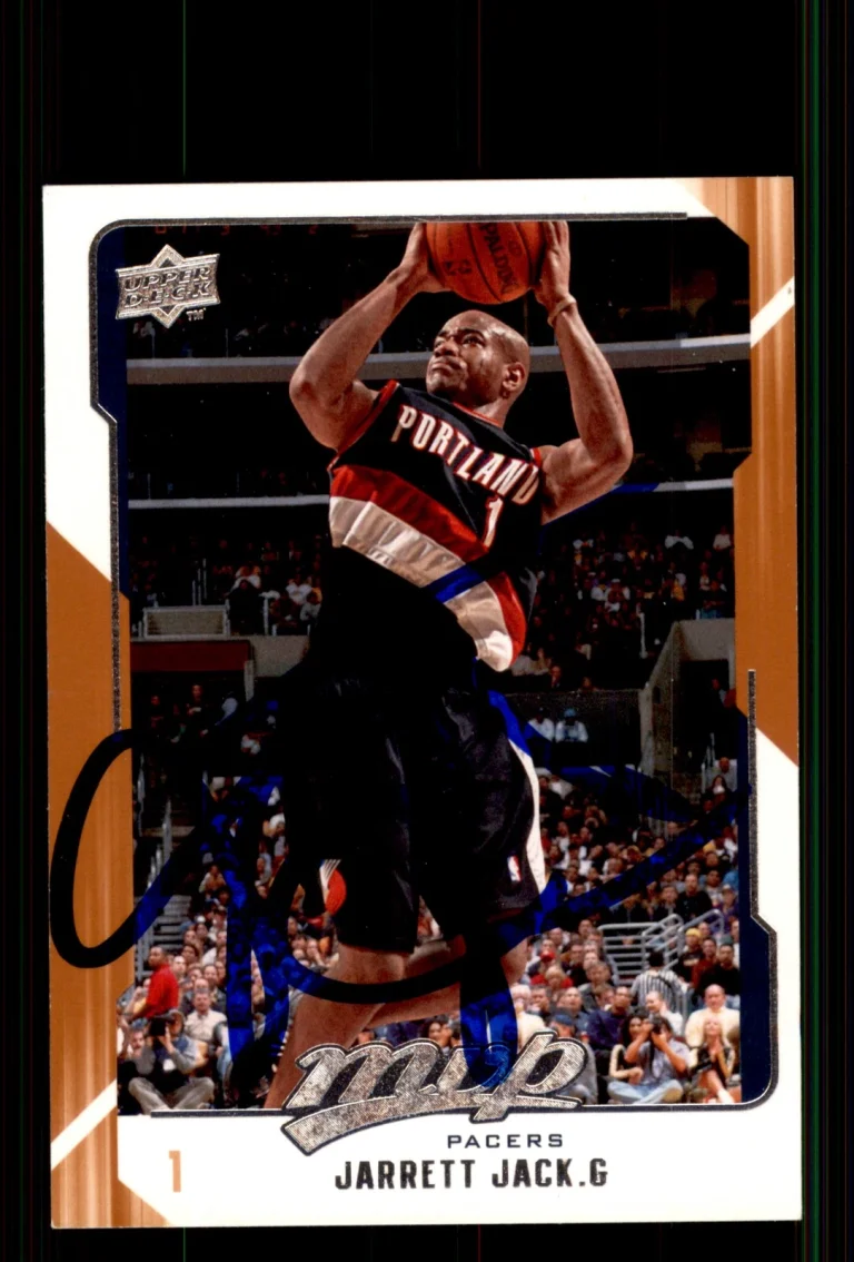 Signed Basketball Card Auto Jarrett Jack 2008-09 Upper Deck MVP #135 Pacers