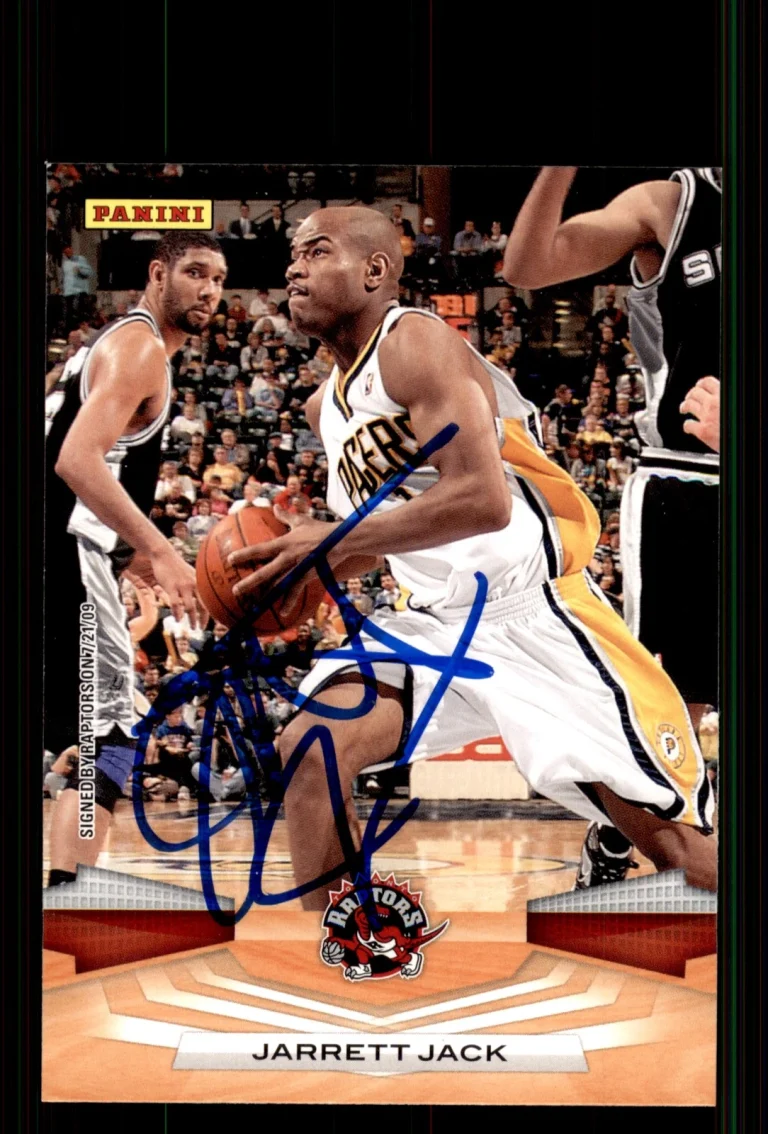 Signed Basketball Card Auto Jarrett Jack 2009-10 Panini #51 Toronto Raptors