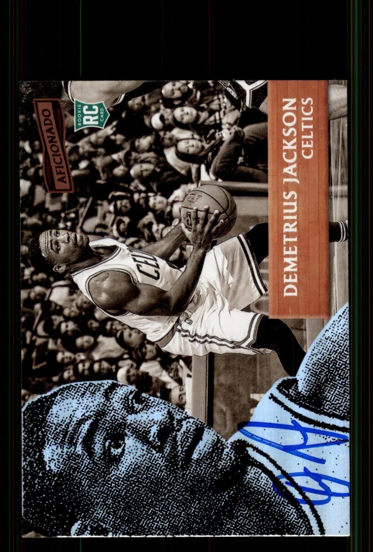 Signed Basketball Card Auto Demetrius Jackson 2016-17 Panini Aficionado #67