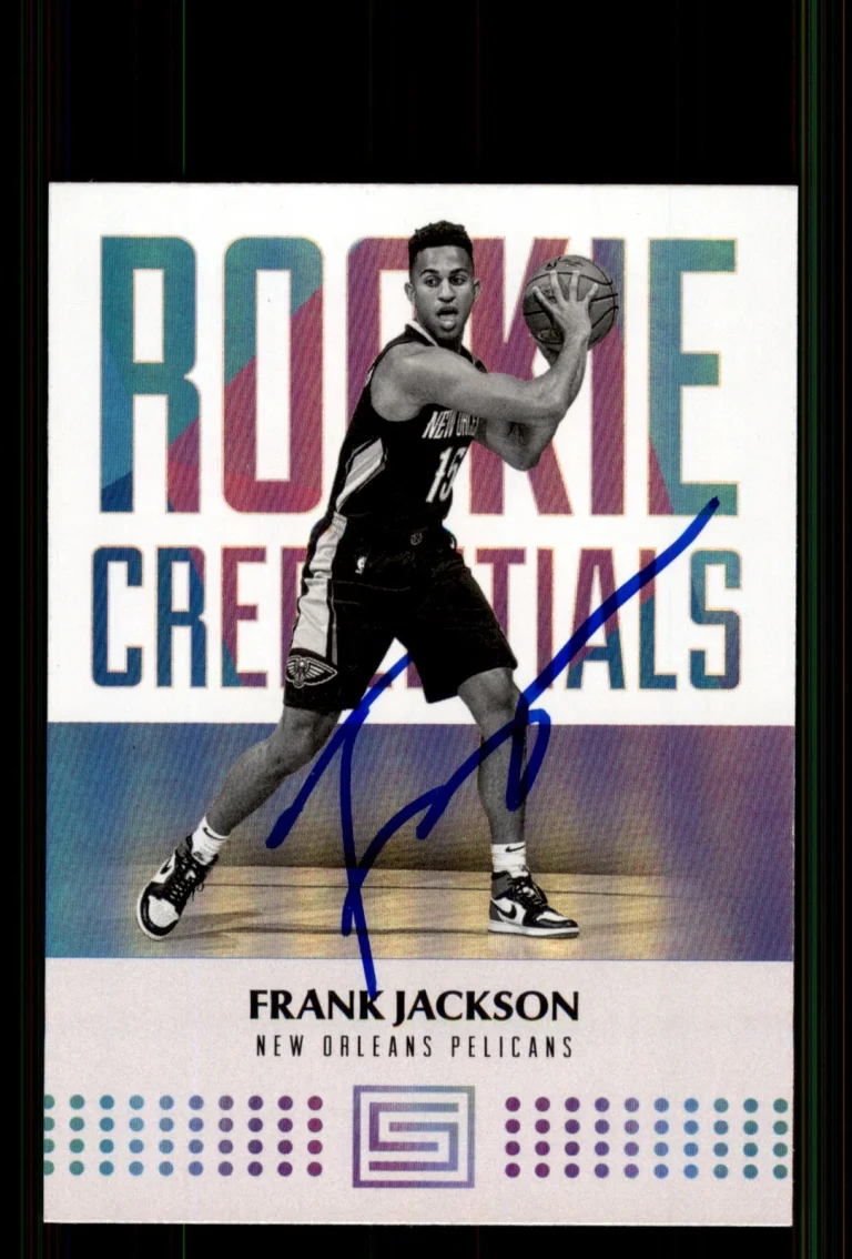 Signed Basketball Card Auto Frank Jackson 2017-18 Panini Status #6 Pelicans