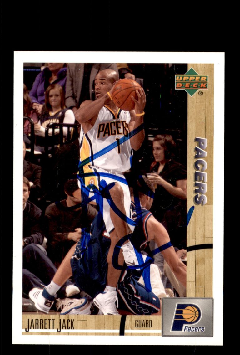 Signed Basketball Card Auto Jarrett Jack 2008-09 Upper Deck Lineage #143 Pacers