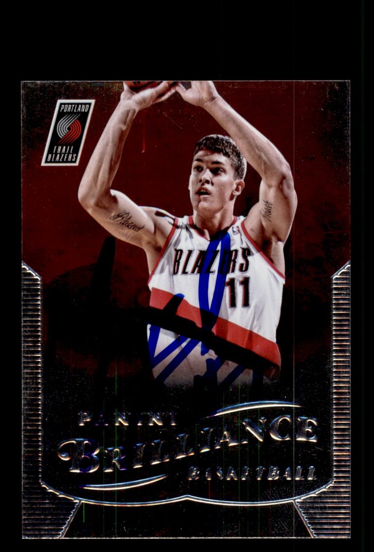 Signed Basketball Card Auto Meyers Leonard 2012-13 Panini Brilliance #284