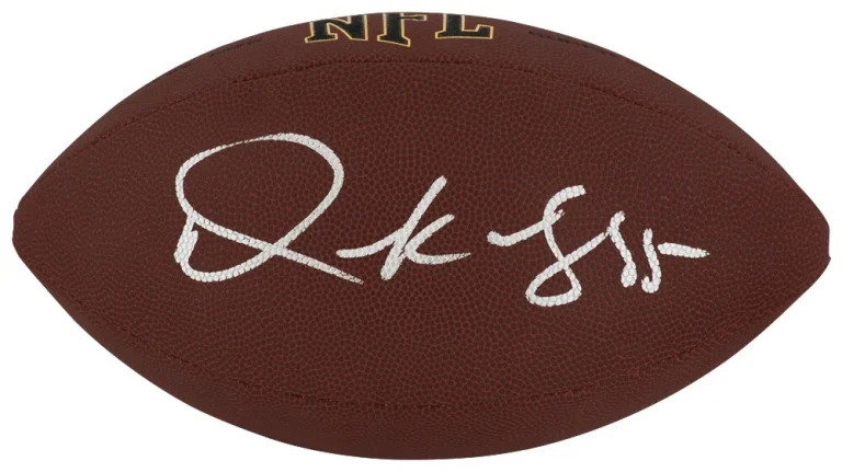 Derrick Mason Signed Wilson Super Grip Full Size NFL Football - (SCHWARTZ COA)