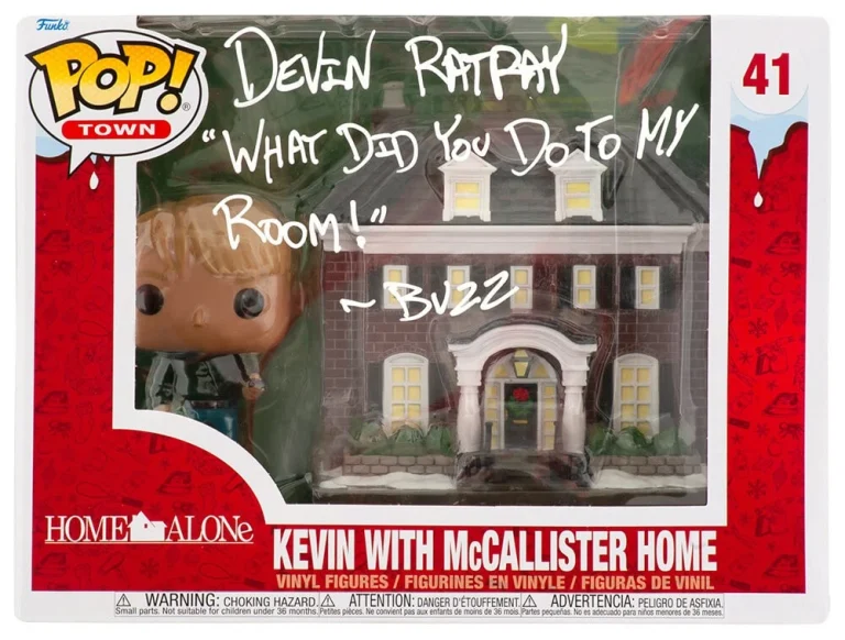 Devin Ratray Signed Home Alone Kevin With Home Funko Pop #41 w/Quote - (SS COA)