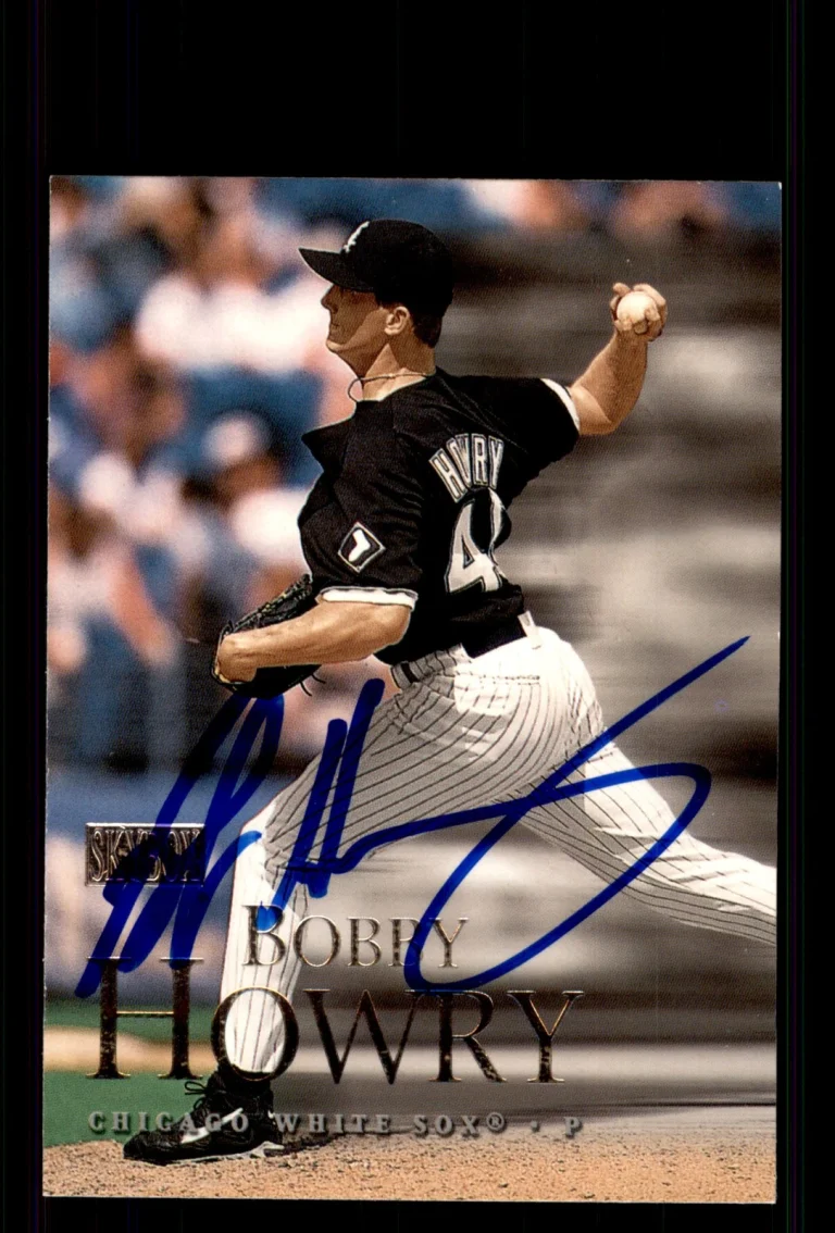 Signed Baseball Card Auto Bobby Howry 2000 SkyBox #57 Chicago White Sox