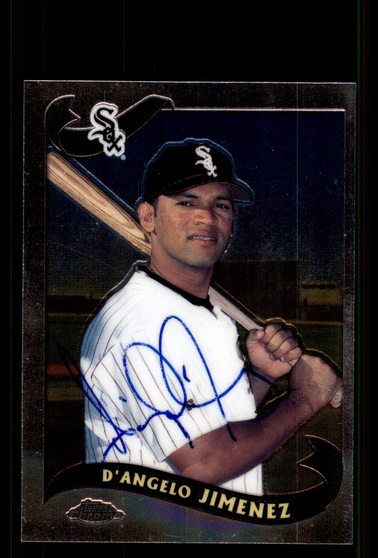 Signed Baseball Card Auto D'Angelo Jimenez 2002 Topps Traded #T34 White Sox