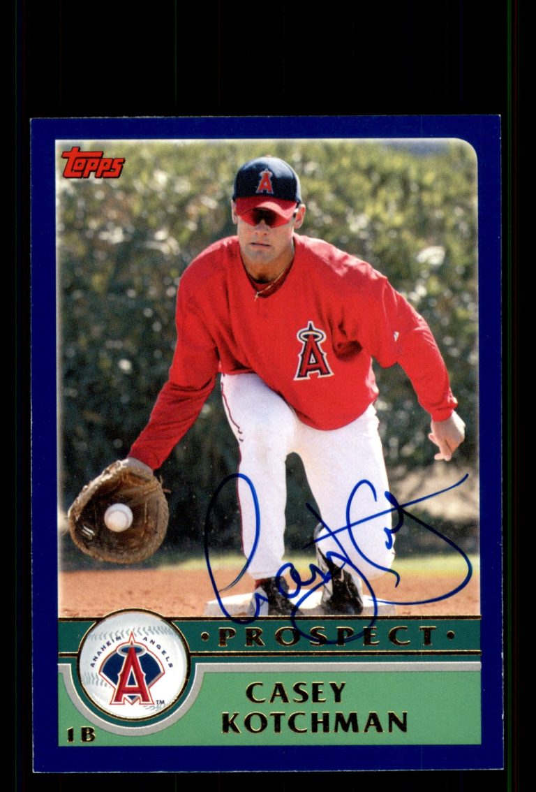 Signed Baseball Card Auto Casey Kotchman 2003 Topps Traded #T131 Angels