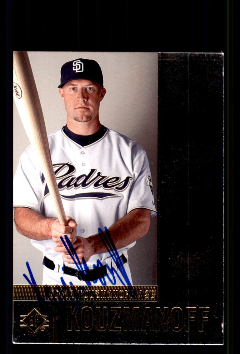 Signed Baseball Card Auto Kevin Kouzmanoff 2007 SP Rookie Edition #122 Padres