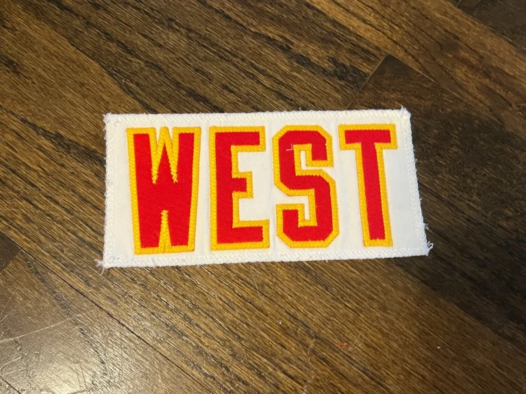 KANSAS CITY CHIEFS GAME USED ? ISSUED JERSEY NAMEPLATE NFL FOOTBALL WEST