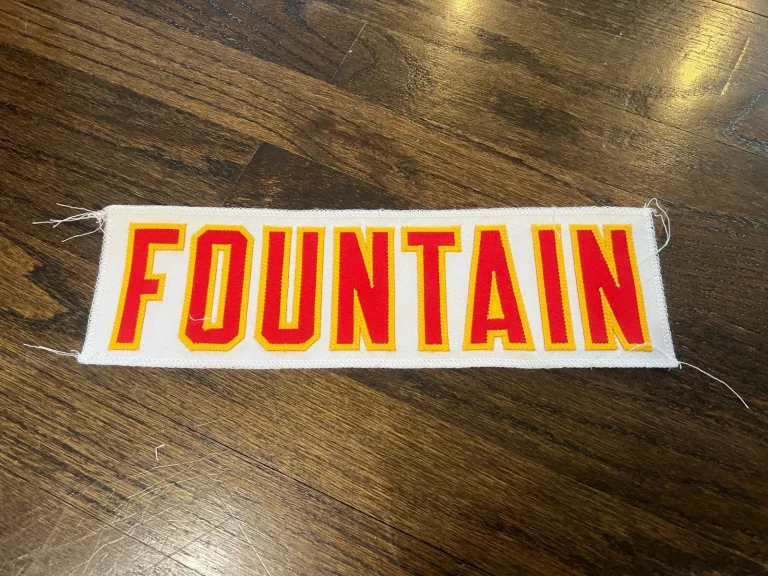 KANSAS CITY CHIEFS GAME USED ? ISSUED JERSEY NAMEPLATE NFL DAURICE FOUNTAIN UNI