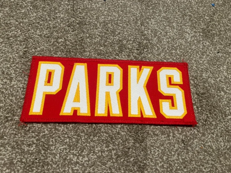 KANSAS CITY CHIEFS GAME USED ? TEAM ISSUED JERSEY NAMEPLATE FOOTBALL WILL PARKS