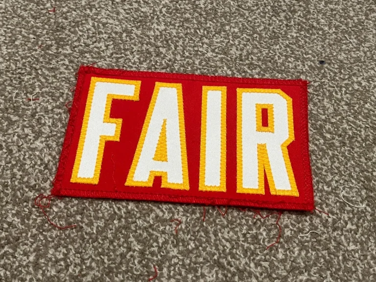 KANSAS CITY CHIEFS GAME USED ? ISSUED JERSEY NAMEPLATE FOOTBALL FAIR