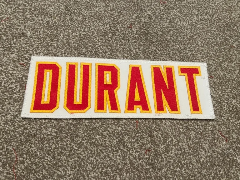 KANSAS CITY CHIEFS GAME USED ? ISSUED JERSEY NAMEPLATE NFL YASIR DURANT MU TIGER