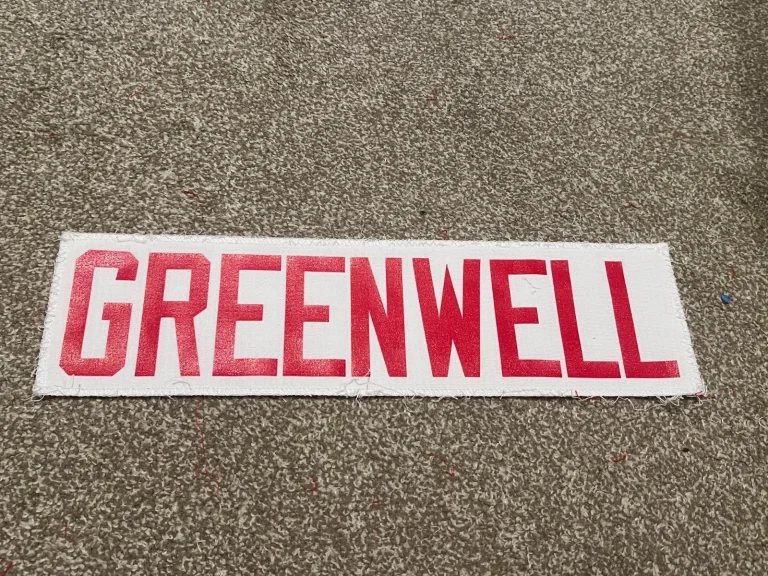 KANSAS CITY CHIEFS GAME USED ? ISSUED JERSEY NAMEPLATE NFL FOOTBALL GREENWELL