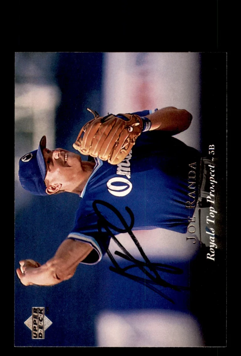 Signed Baseball Card Auto Joe Randa 1995 Upper Deck Minor League #31 Royals