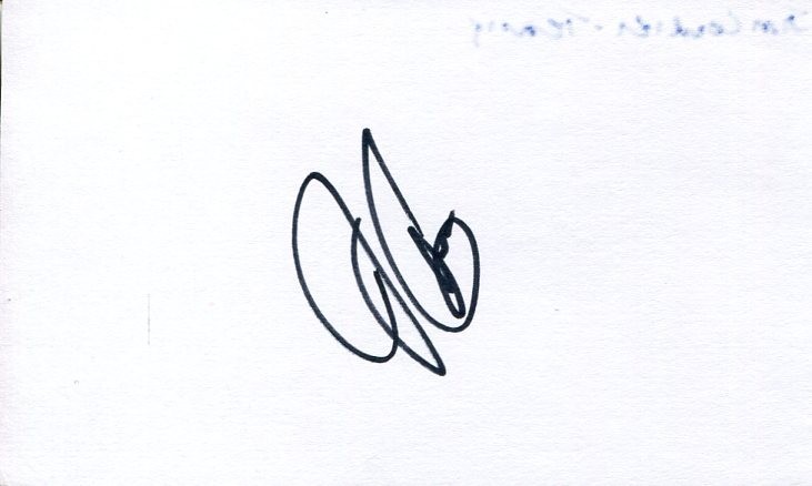 Jim Courier Tennis ATP Australian Open French Davis Cup HOF Signed Autograph