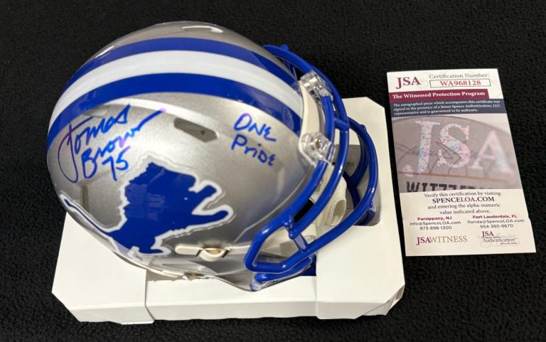 Lomas Brown Signed & Inscribed 