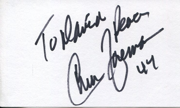 Chuck Foreman Minnesota Vikings 1973 ROY Miami Hurricanes Signed Autograph JSA