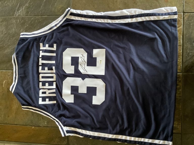 Jimmer Fredette BYU Brigham Young Signed Blue Custom Jersey PSA Authentic