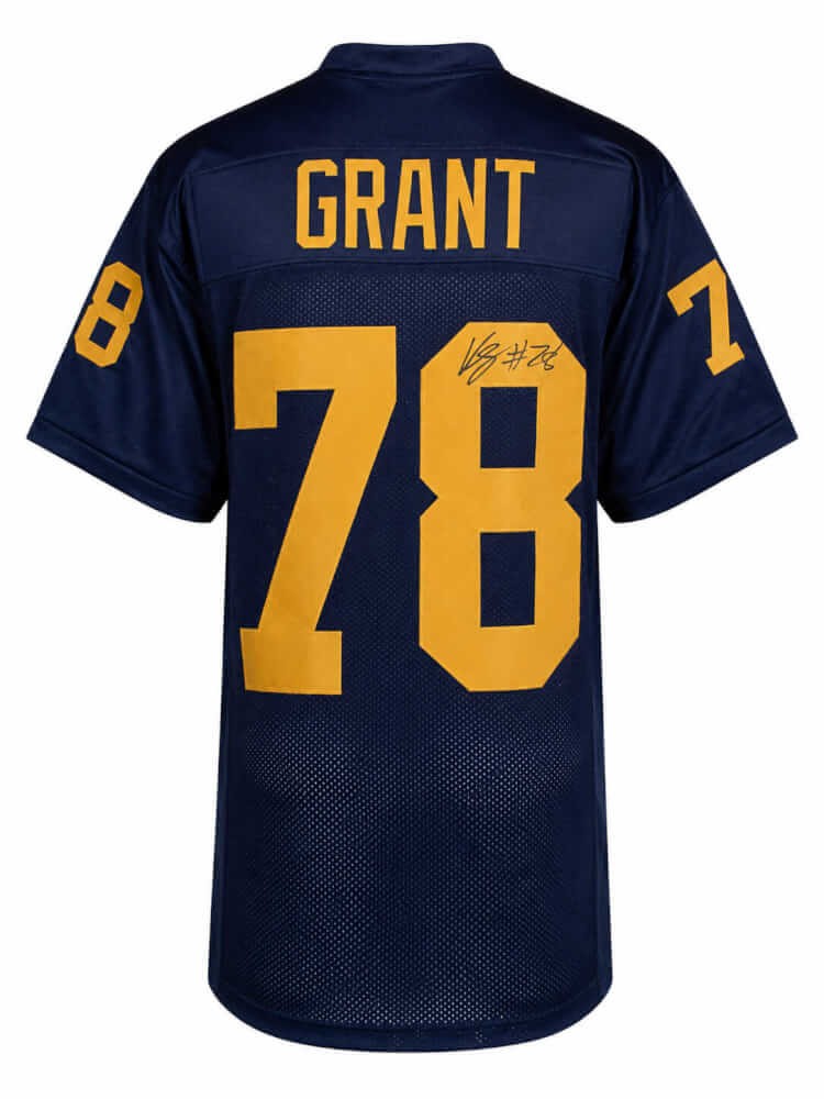 Kenneth Grant Signed Navy Custom College Football Jersey - (SCHWARTZ COA)