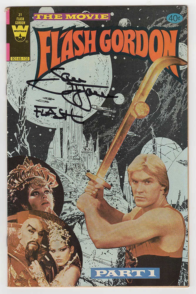 Sam J. Jones Signed Flash Gordon 1980 #31 Part 1 Comic Book w/Flash - (SS COA)