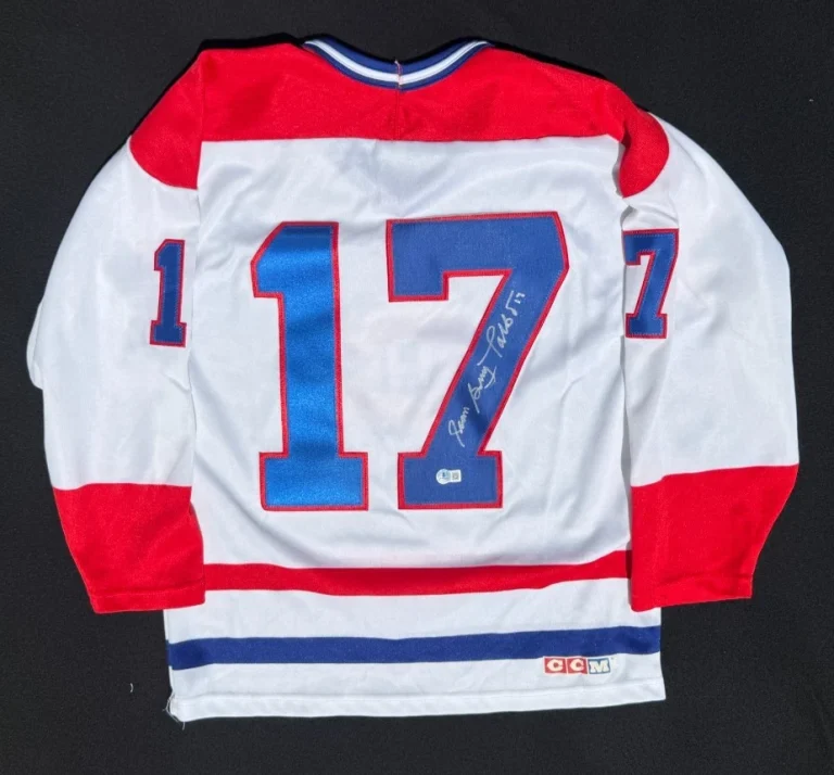 Jean-Guy Talbot Signed Montreal Canadiens CCM M Jersey NWOT Beckett COA