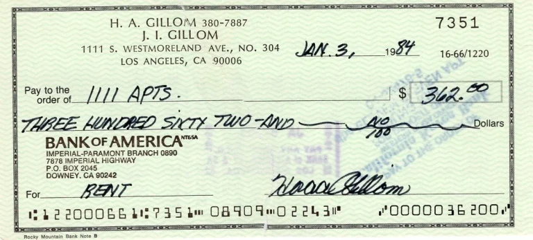 Horace Gillom Cleveland Browns 3× NFL Champion Rare Signed Autograph Check